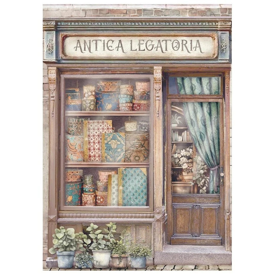 Stamperia Venice City of Art A6 Rice Paper Backgrounds (8pcs) (DFSAK6042)