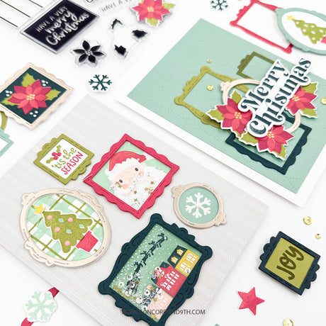 Concord & 9th Very Merry Gallery Stamp Set (6 x 8) & Die Bundle