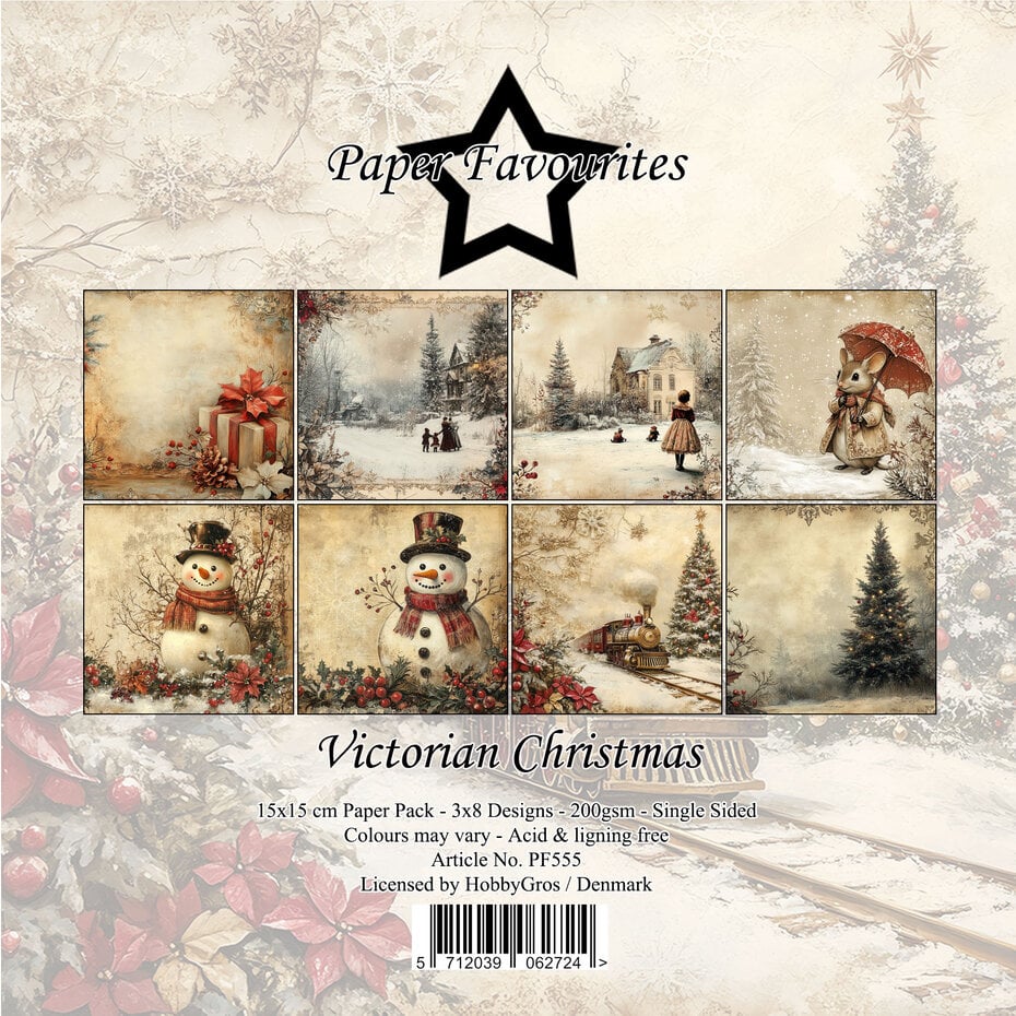 Paper Favourites Victorian Christmas 6x6 Inch Paper Pad (PF555)