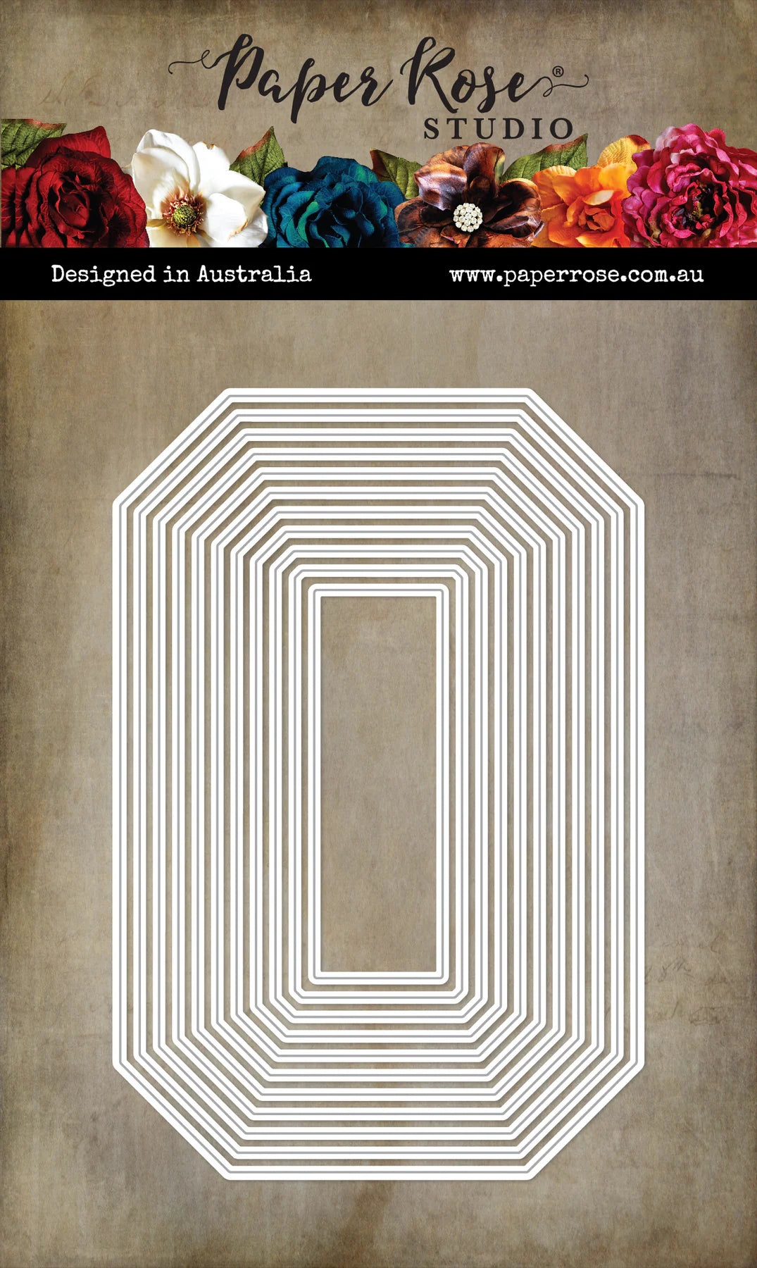 Paper Rose Studio Vintage Label 1 Metal Cutting Die 32061