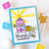 Pinkfresh Studio Coastal Paradise press plate