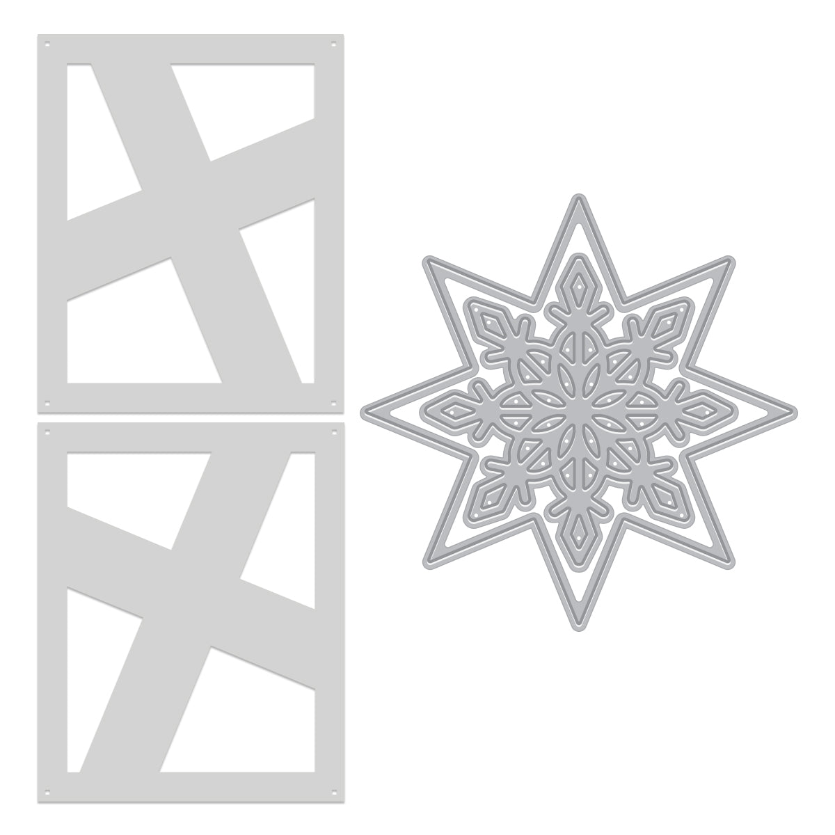 Hero Arts Very Merry Star Die & Stencil Bundle from the Very Merry Collection