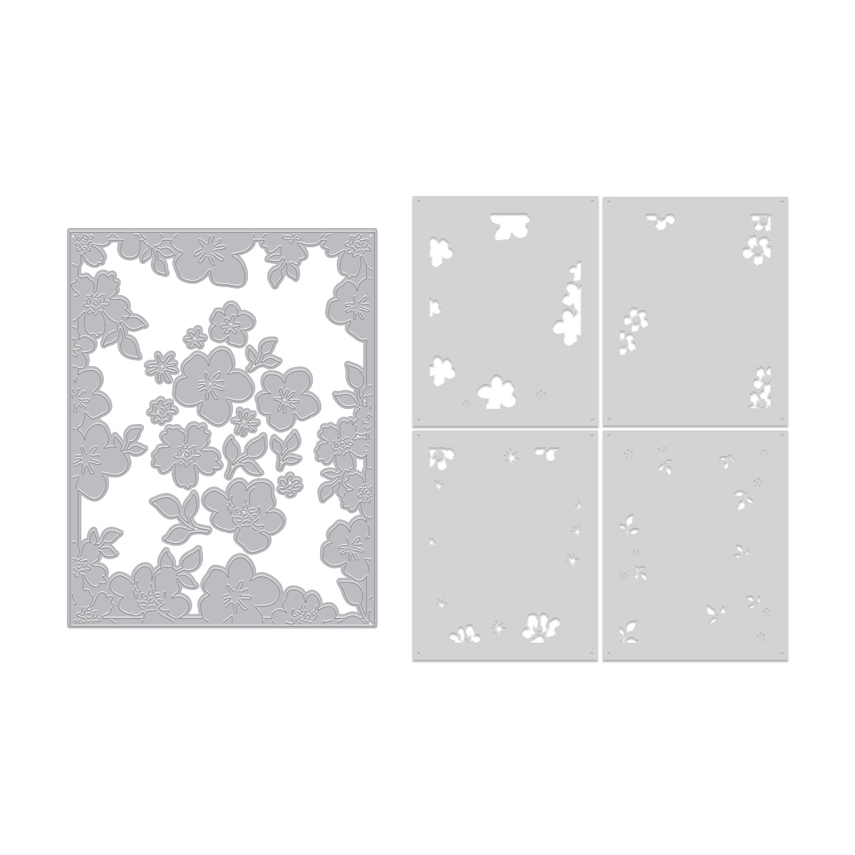 Hero Arts Floral Frame Die & Stencil Bundle