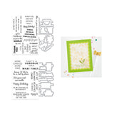 Hero Arts Say It With Style Stamp & Cut Bundle WB1219