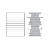 Hero Arts Say It With Style Letterpress & Foil and Die Bundle WB1220