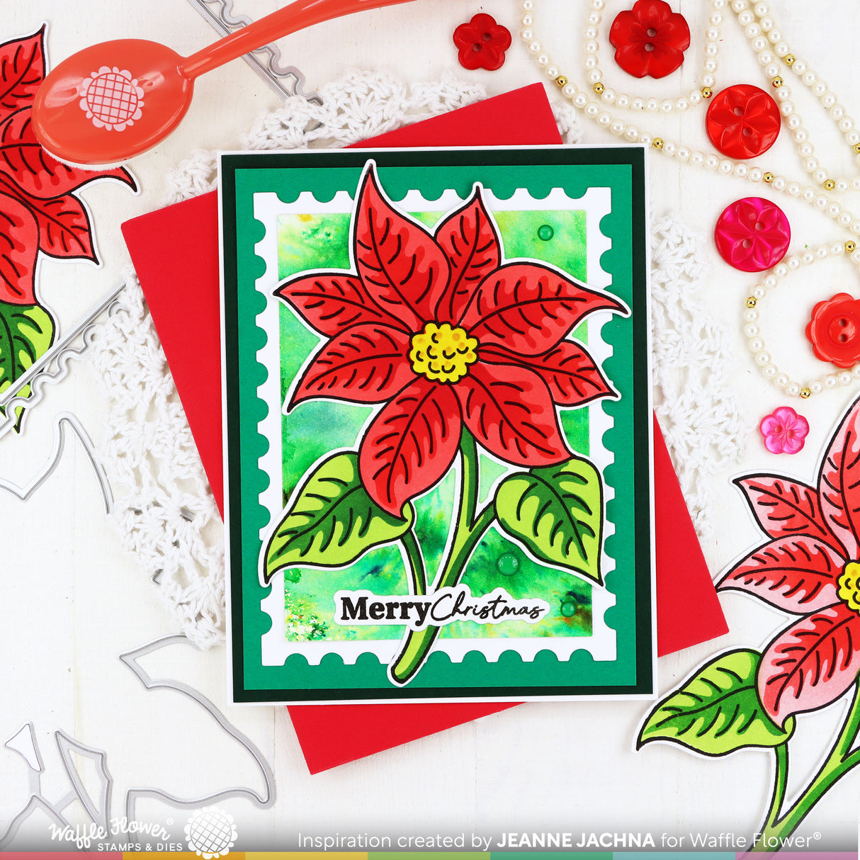 Waffle Flower Crafts Family Christmas Sentiments Combo