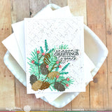 Waffle Flower Crafts Family Christmas Sentiments Stamp Set