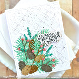 Waffle Flower Crafts Family Christmas Sentiments Stamp Set