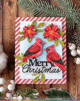 Waffle Flower Crafts Cardinal Duo Die-n-stencil