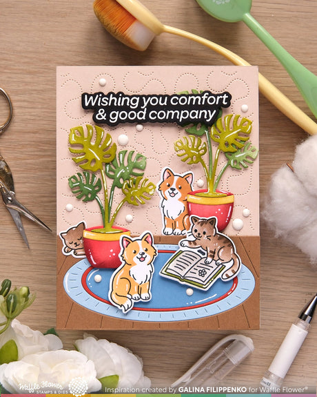 Waffle Flower Craft Cozy Spot Add-Ons Die