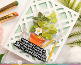 Waffle Flower Craft Happy Herbs Die