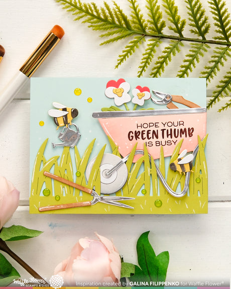 Waffle Flower Craft Garden Backdrop Die