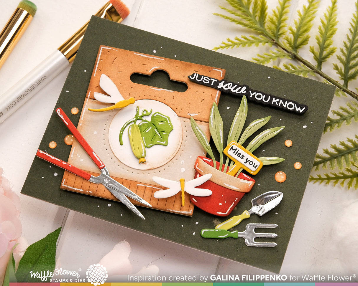 Waffle Flower Craft Seed Packet Die