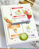 Waffle Flower Craft Postage Collage Seeds Details Die