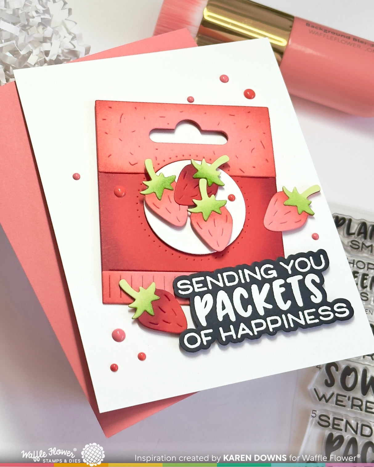 Waffle Flower Craft Green Thumb Sentiments Combo
