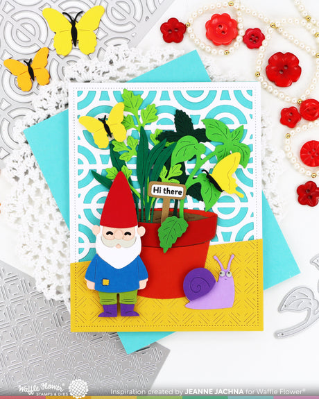 Waffle Flower Craft Happy Herbs Die