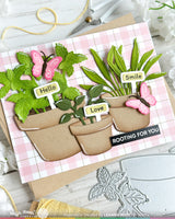 Waffle Flower Craft Happy Herbs Die