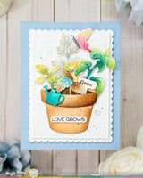 Waffle Flower Craft Happy Herbs Die
