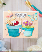 Waffle Flower Craft Happy Herbs Die