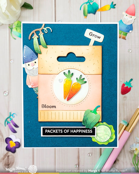 Waffle Flower Craft Seed Packet Die
