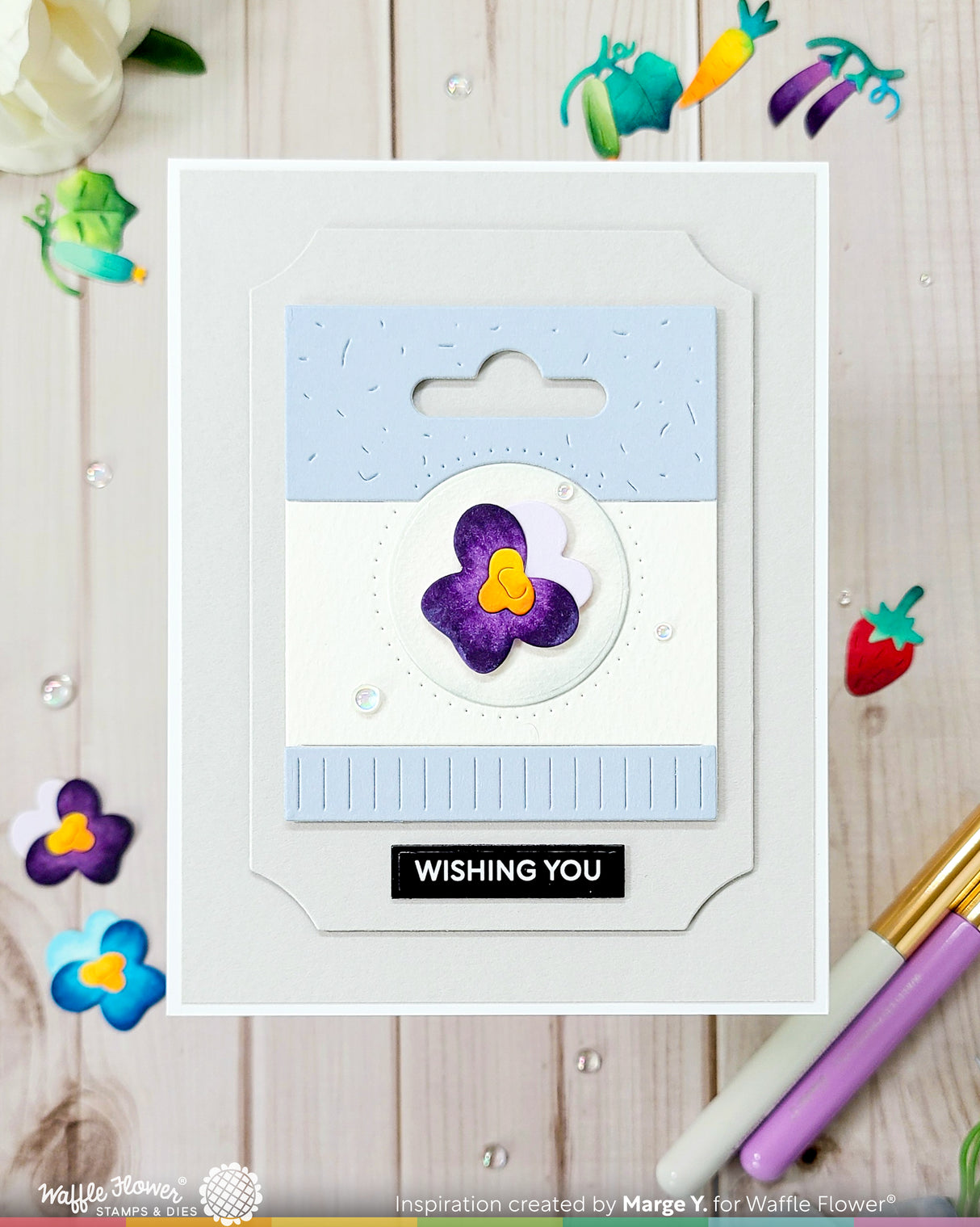 Waffle Flower Craft Seed Packet Die
