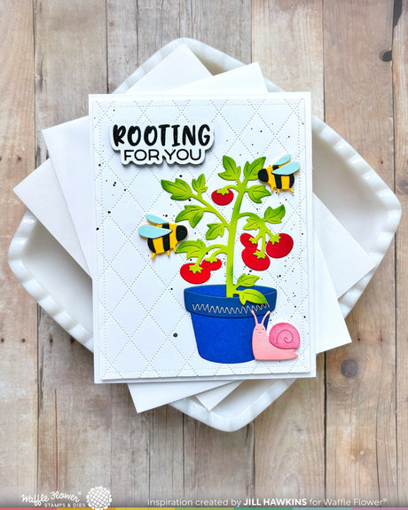 Waffle Flower Craft Pots and Plants Die
