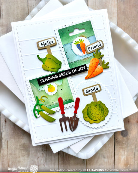 Waffle Flower Craft Seed Packet Icons Die