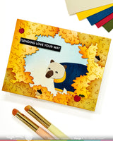 Waffle Flower Leafy Backdrop Die - 422249