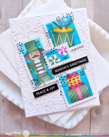 Waffle Flower Postage Collage Nutcracker Stencil - 422621