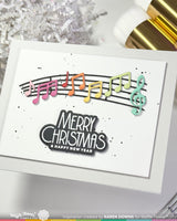 Waffle Flower Joyful Notes Die - 422726