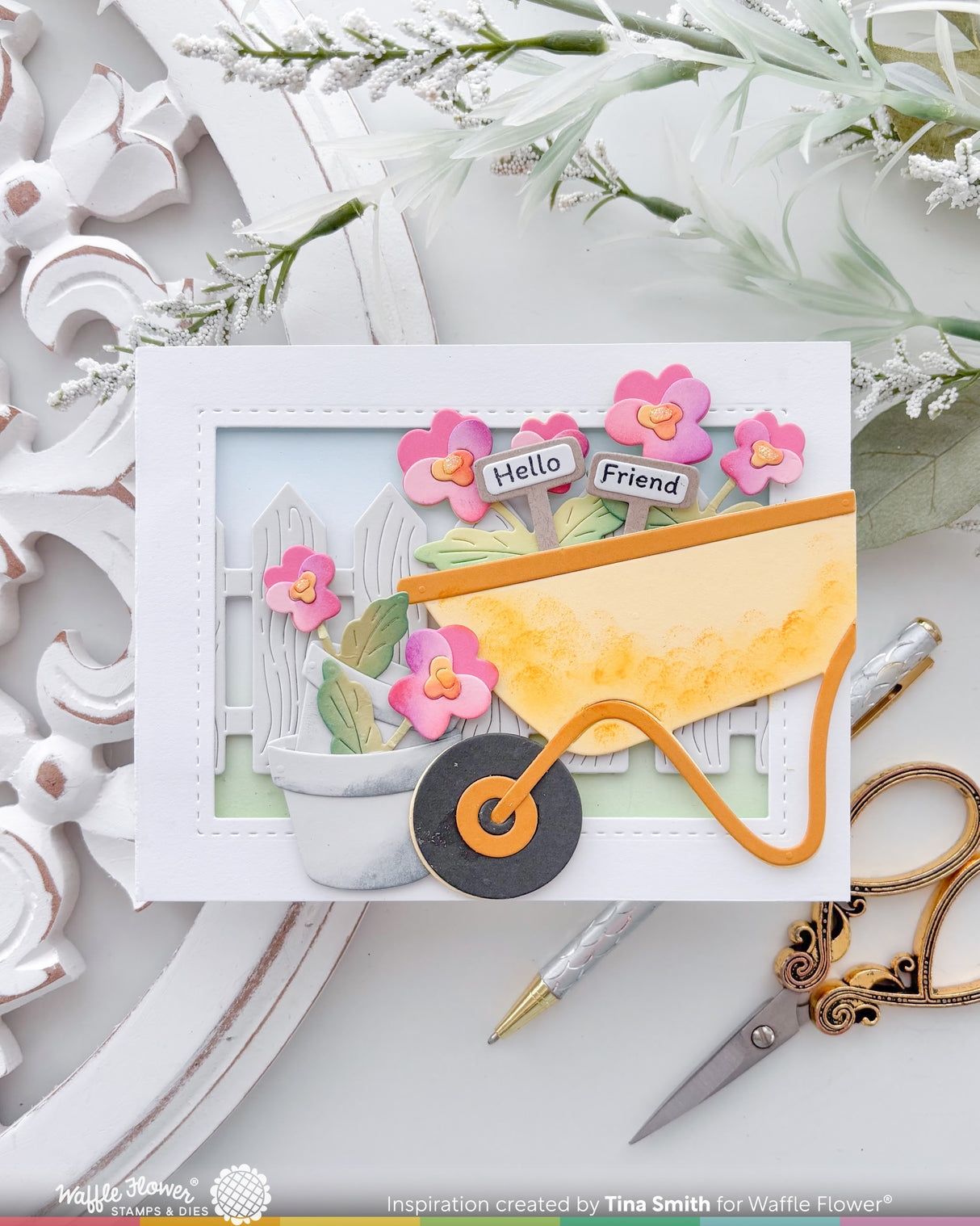 Waffle Flower Craft Pots and Plants Die