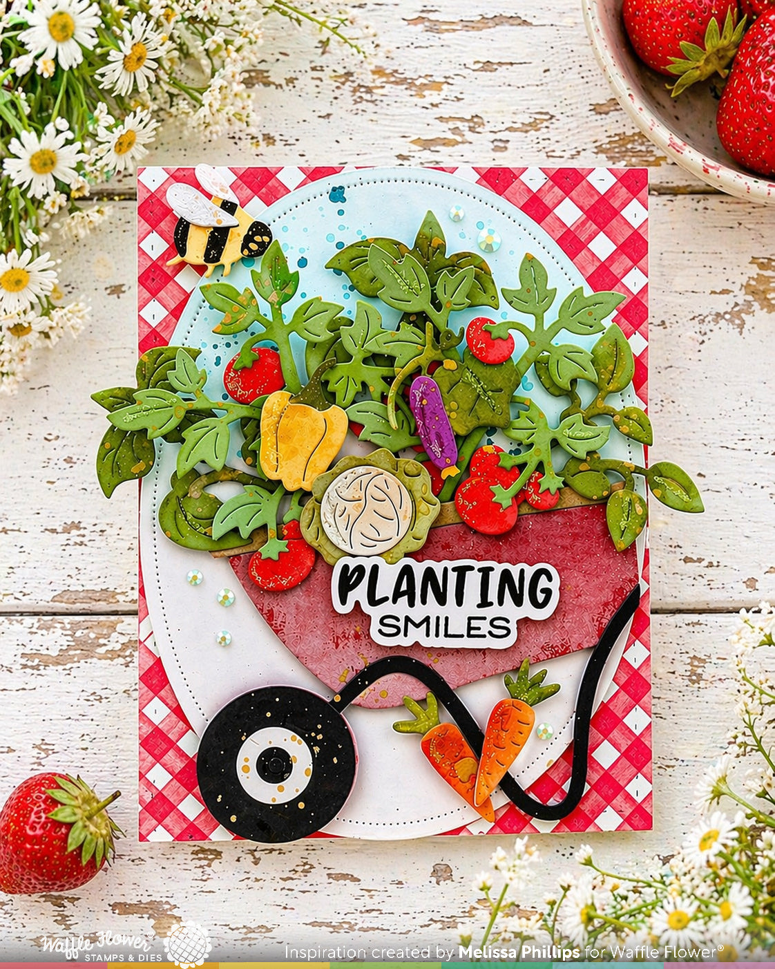 Waffle Flower Craft Green Thumb Sentiments Combo