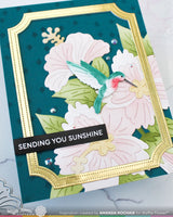 Waffle Flower Crafts Hummingbirds Die