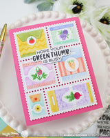 Waffle Flower Craft Postage Collage Seeds Details Die