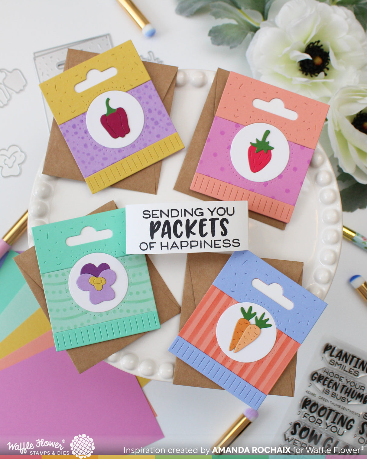 Waffle Flower Craft Seed Packet Die