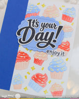 Waffle Flower Cupcake Background Texture Die - 421978
