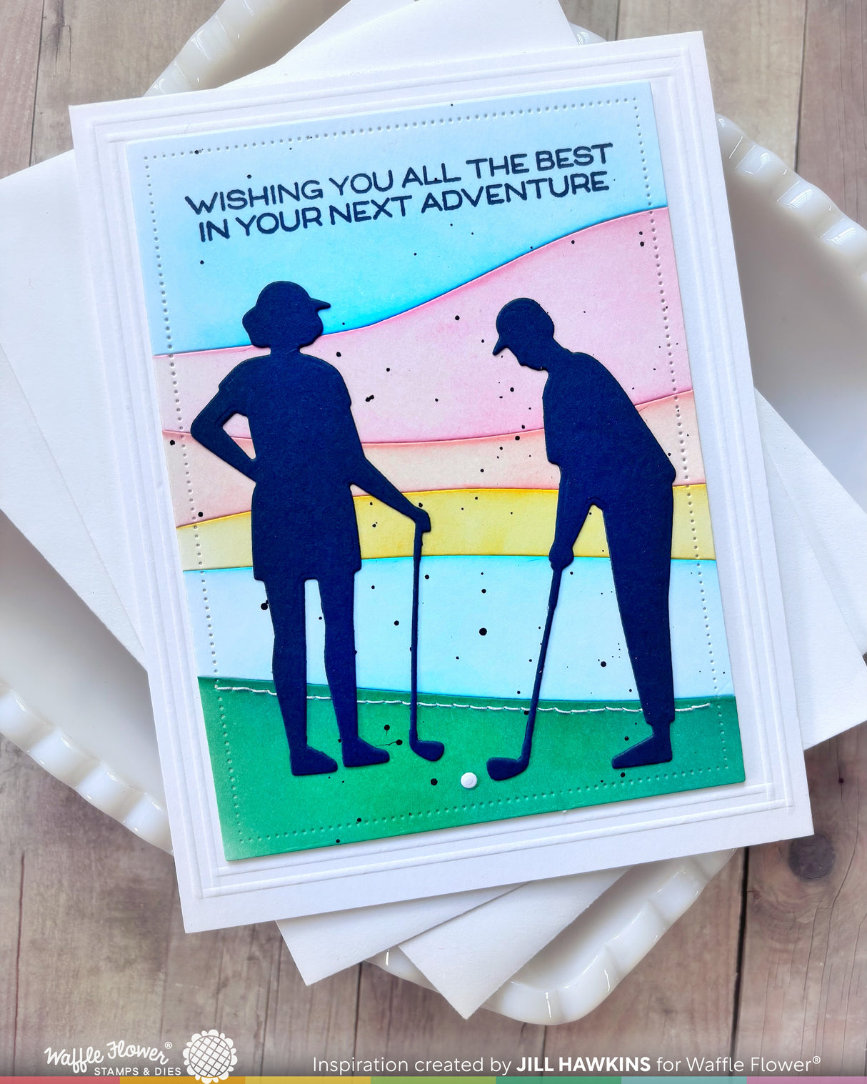 Waffle Flower Golfing Silhouettes Die - 422542