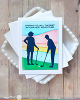 Waffle Flower Golfing Silhouettes Die - 422542