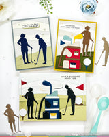 Waffle Flower Golfing Silhouettes Die - 422542