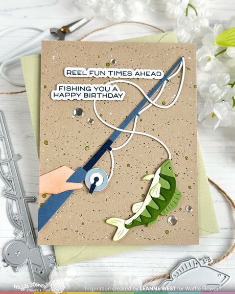 Waffle Flower Reel In Die - 422558