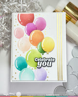 Waffle Flower Balloon Cluster Stencil for A2 A6 A7 - 422569
