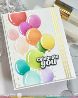 Waffle Flower Balloon Cluster Stencil for A2 A6 A7 - 422569