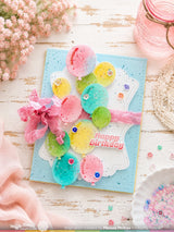 Waffle Flower Balloon Cluster Stencil for A2 A6 A7 - 422569