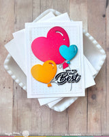 Waffle Flower Heart Balloons Die - 422572
