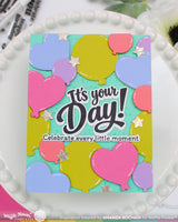 Waffle Flower Balloon Frame Die - 422573