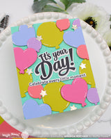 Waffle Flower Balloon Frame Die - 422573