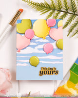 Waffle Flower Balloon Frame Die - 422573