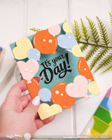 Waffle Flower Balloon Frame Die - 422573