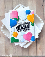Waffle Flower Balloon Frame Die - 422573