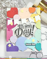 Waffle Flower Balloon Frame Die - 422573